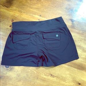 Final Price! Athleta black running shorts L EUC